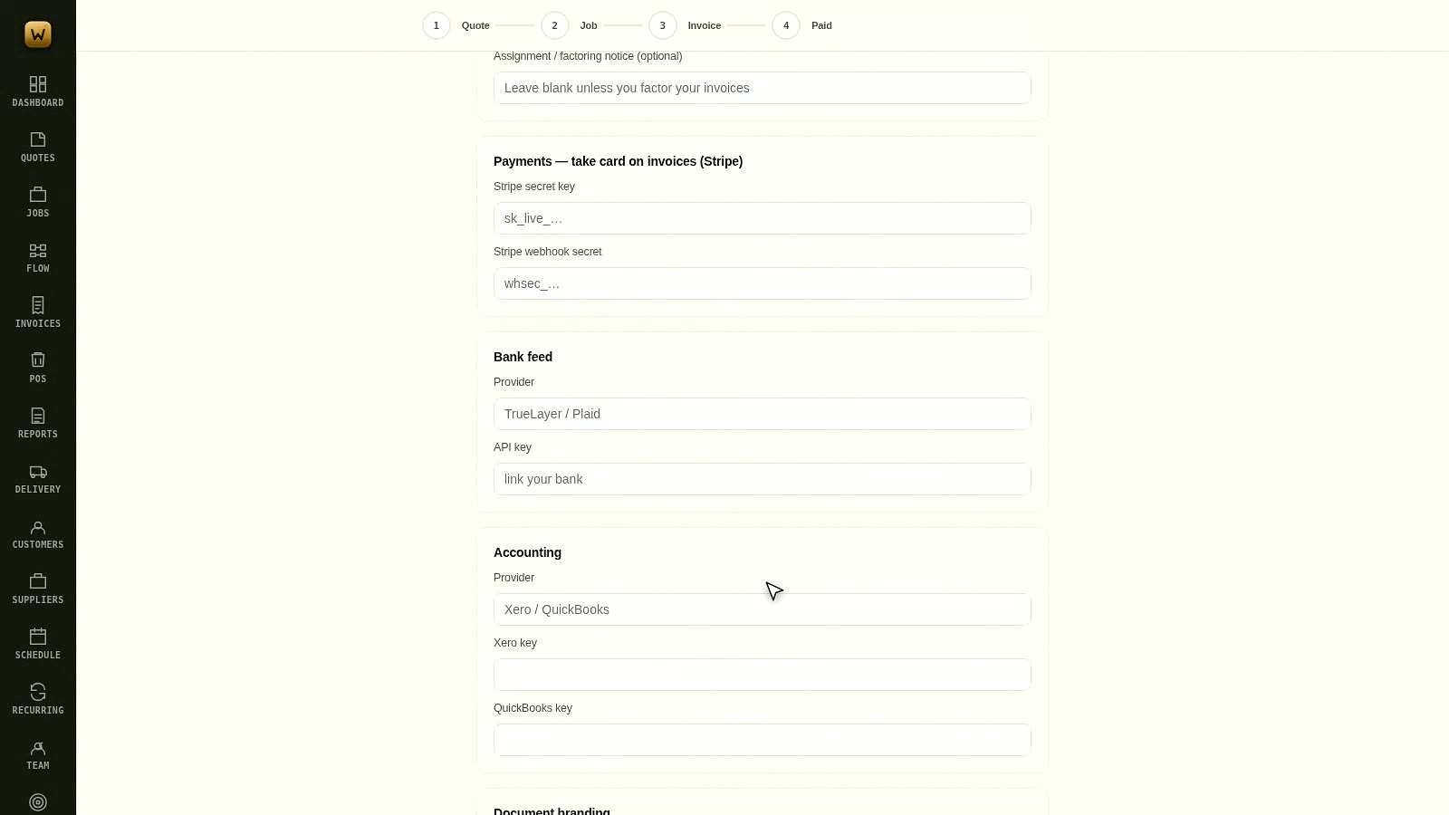 Integrations walkthrough